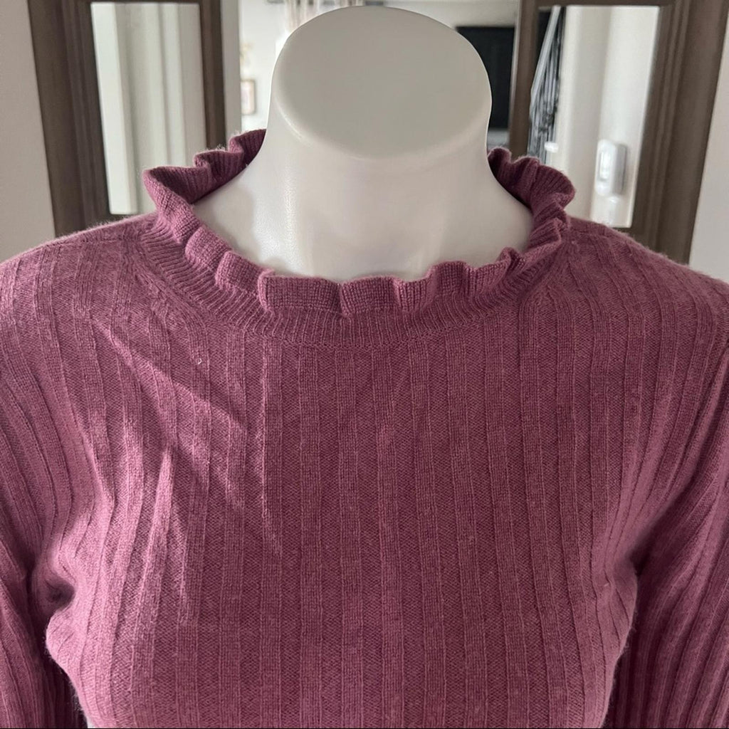 Ellie Tahari Cashmere Balloon Sleeve Sweater Dress Size S New w/Tag