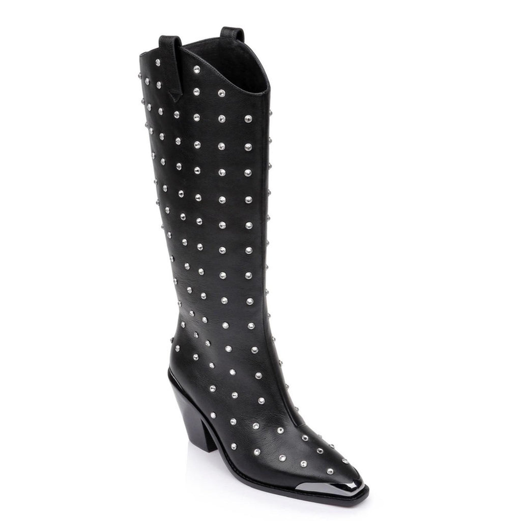 Daniel X Diamond Blazing Saddles Western Boots in Black Size EU35 US5 New in Box