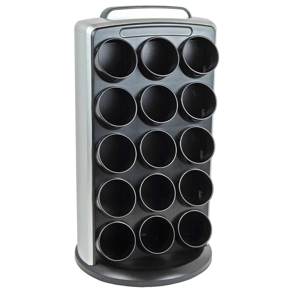 Keurig K-Cup Carousel - Stainless Steel an Black - Holds 30 Cups - Like New