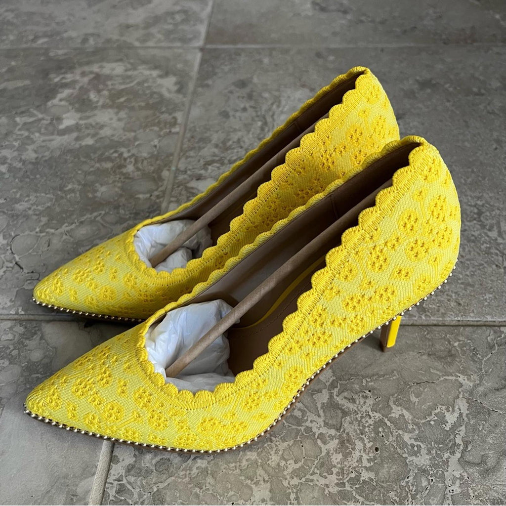 Coach Waverly Knit Buttercup Pumps, Size 8.5, New in Box (SOLD OUT)