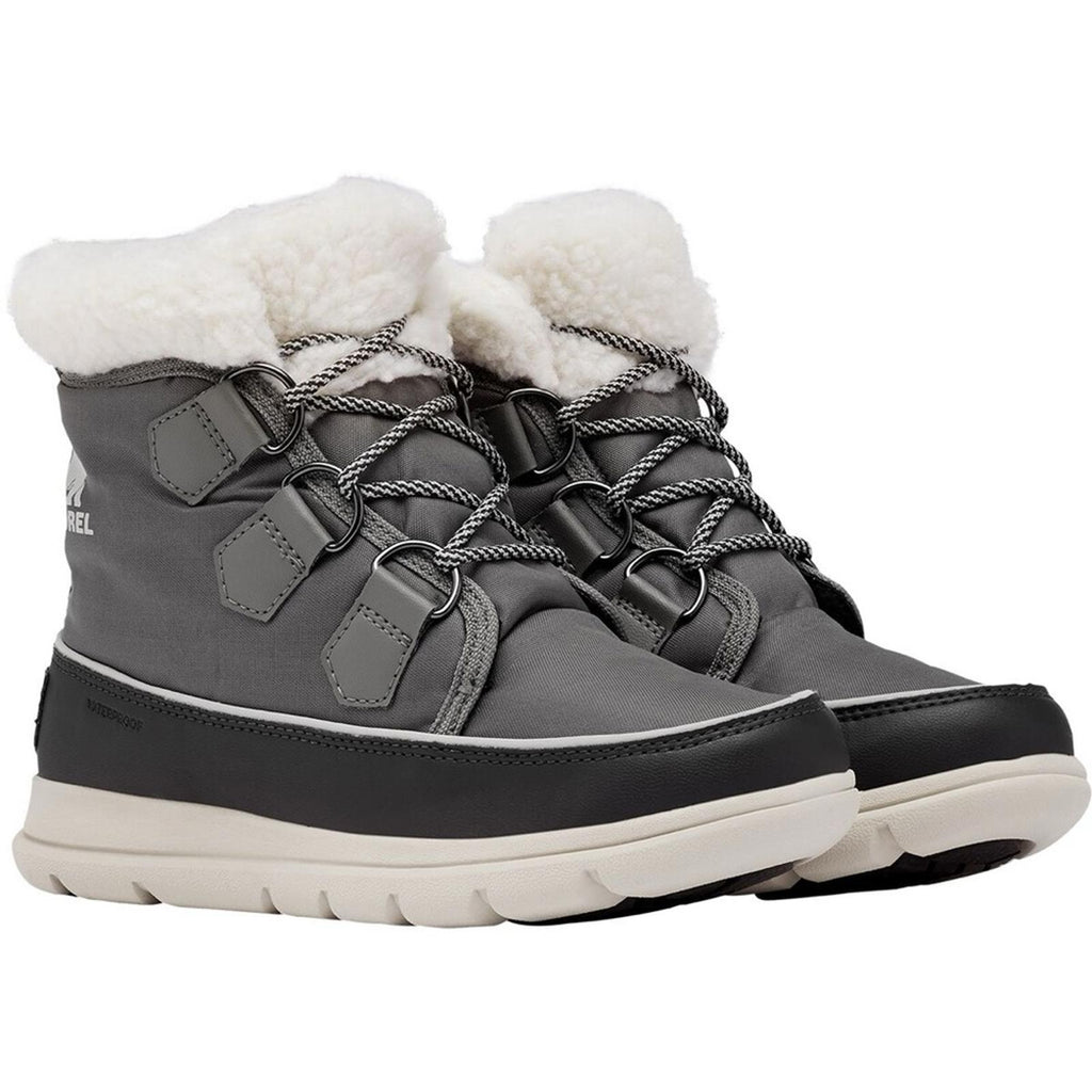 SOREL Explorer Carnival Waterproof Boots w/Faux Fur Collar