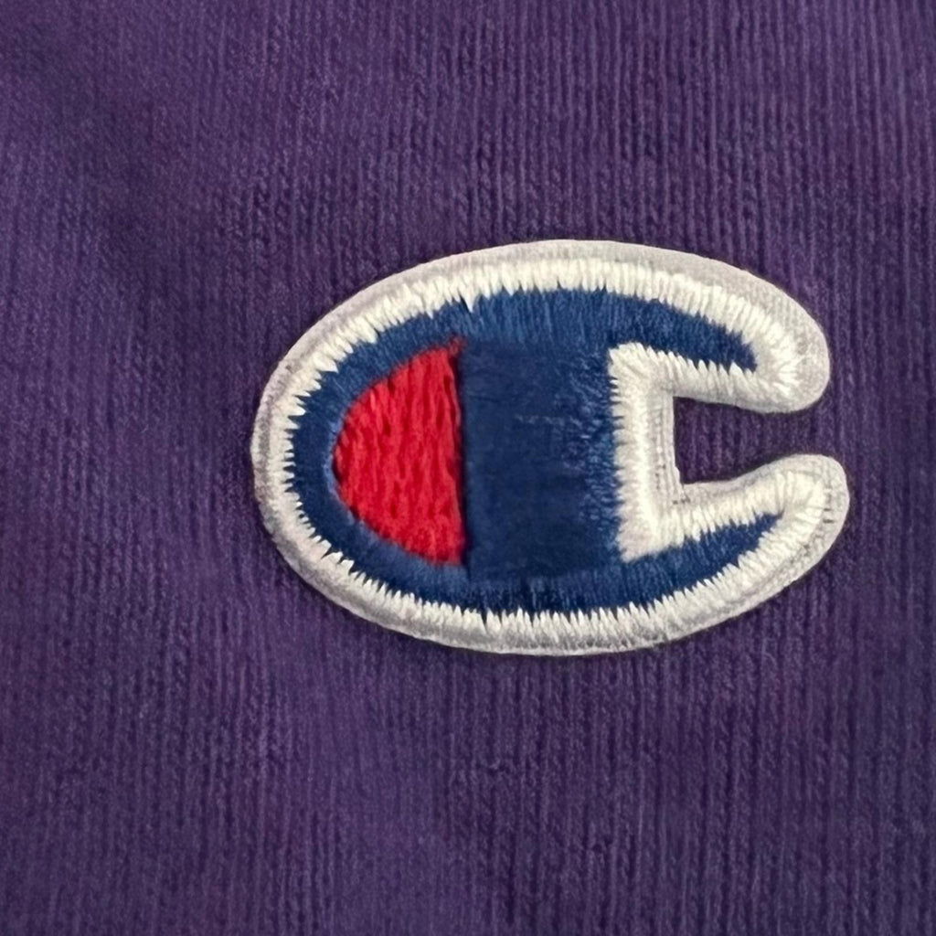 Champion Cotton Long Sleeve Crewneck Tee, Purple Size S New w/o Tag