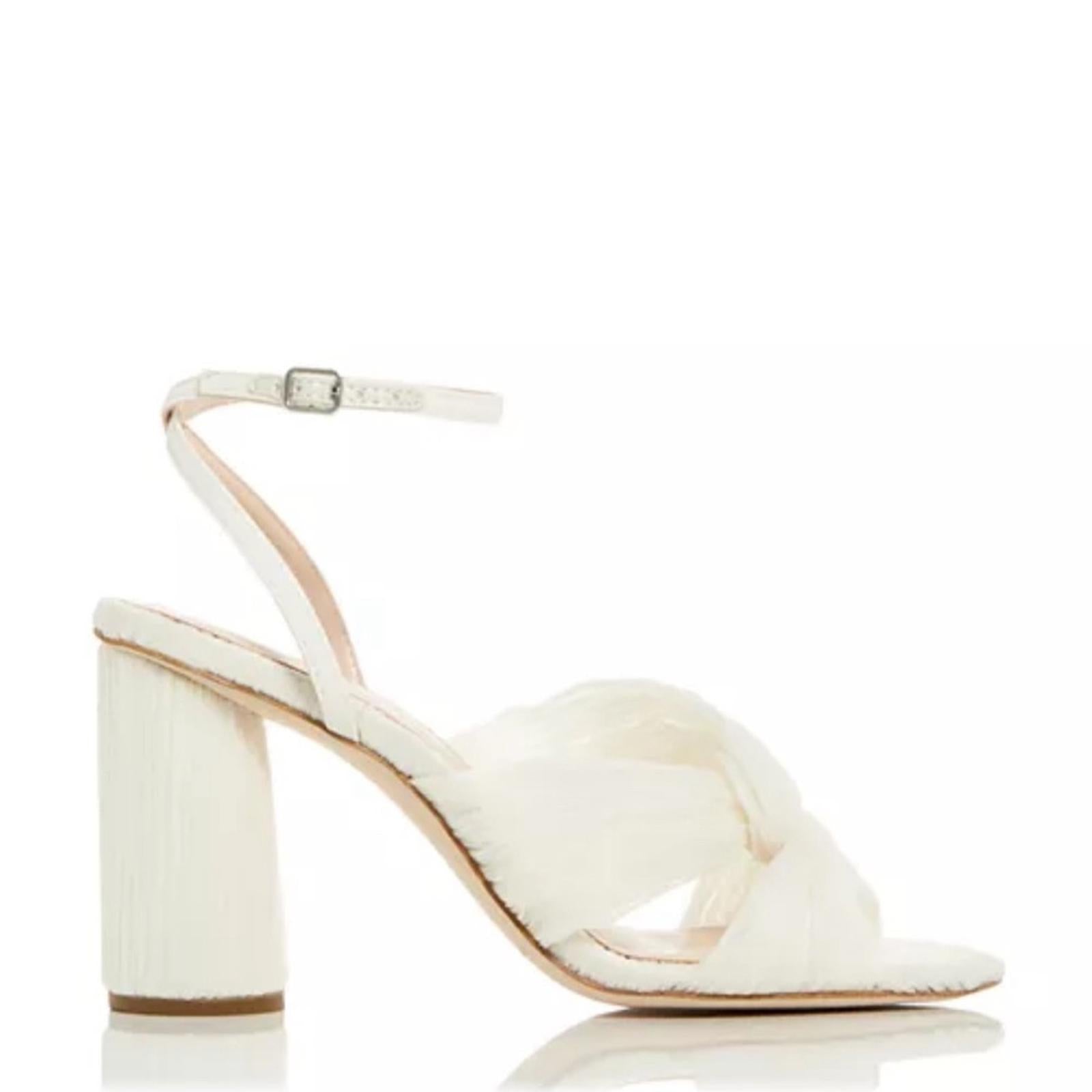 Loeffler Randall Reed High Heel Pleated Sandals, Size 11 New in Box