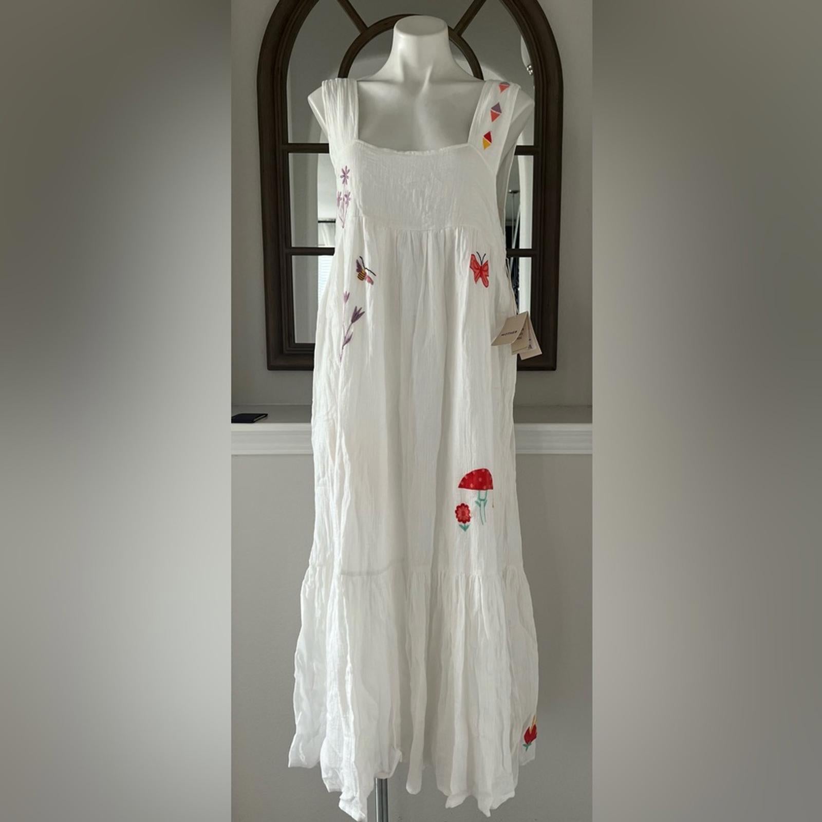 MOTHER The Love Story Summer Dreams Dress in White, NWT, Size L