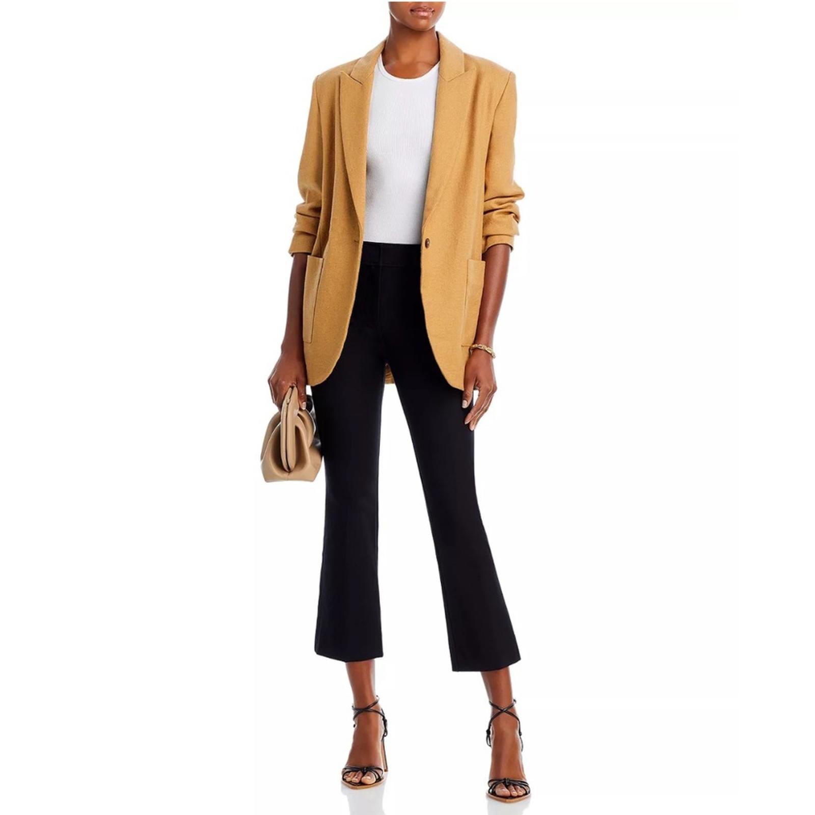 Derek Lam 10 Crosby Robertson High Waisted Crop Flare Pants, Size 4 New w/Tag