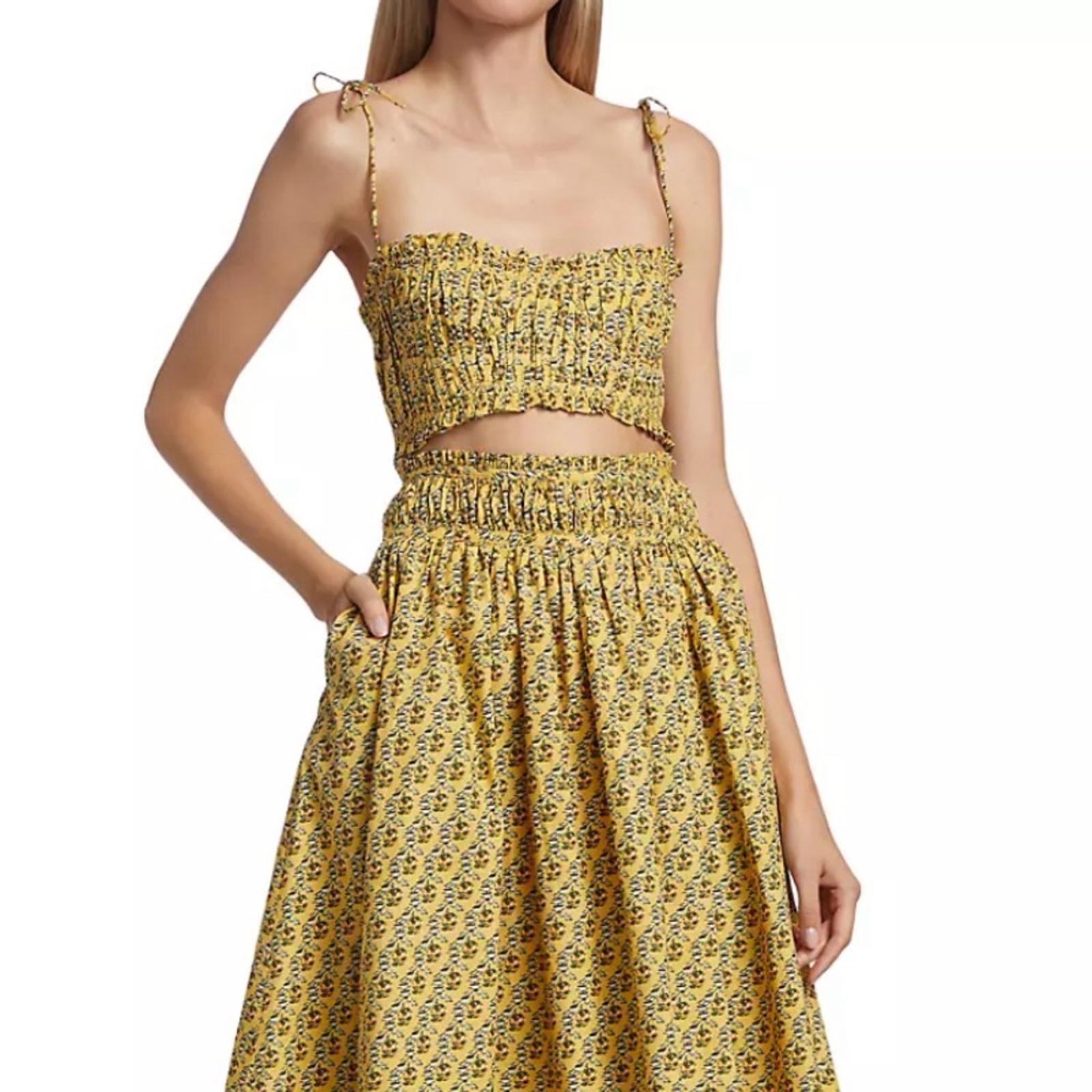 RHODE Pari Cropped Bandeau Top, Size 14 New w/Tag Retail $195, SOLD OUT!