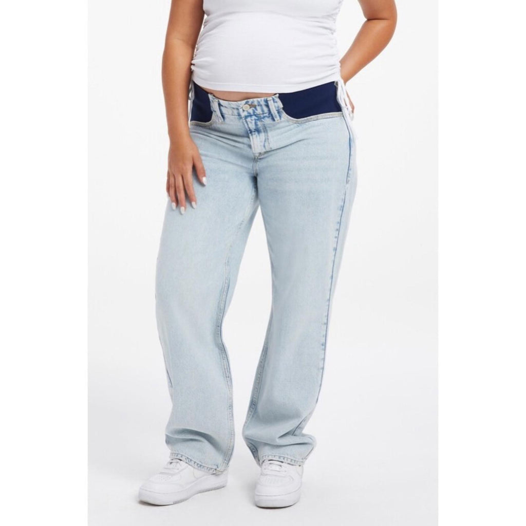Good American Good 90’s Maternity Blue Jeans, NEW, Size 16