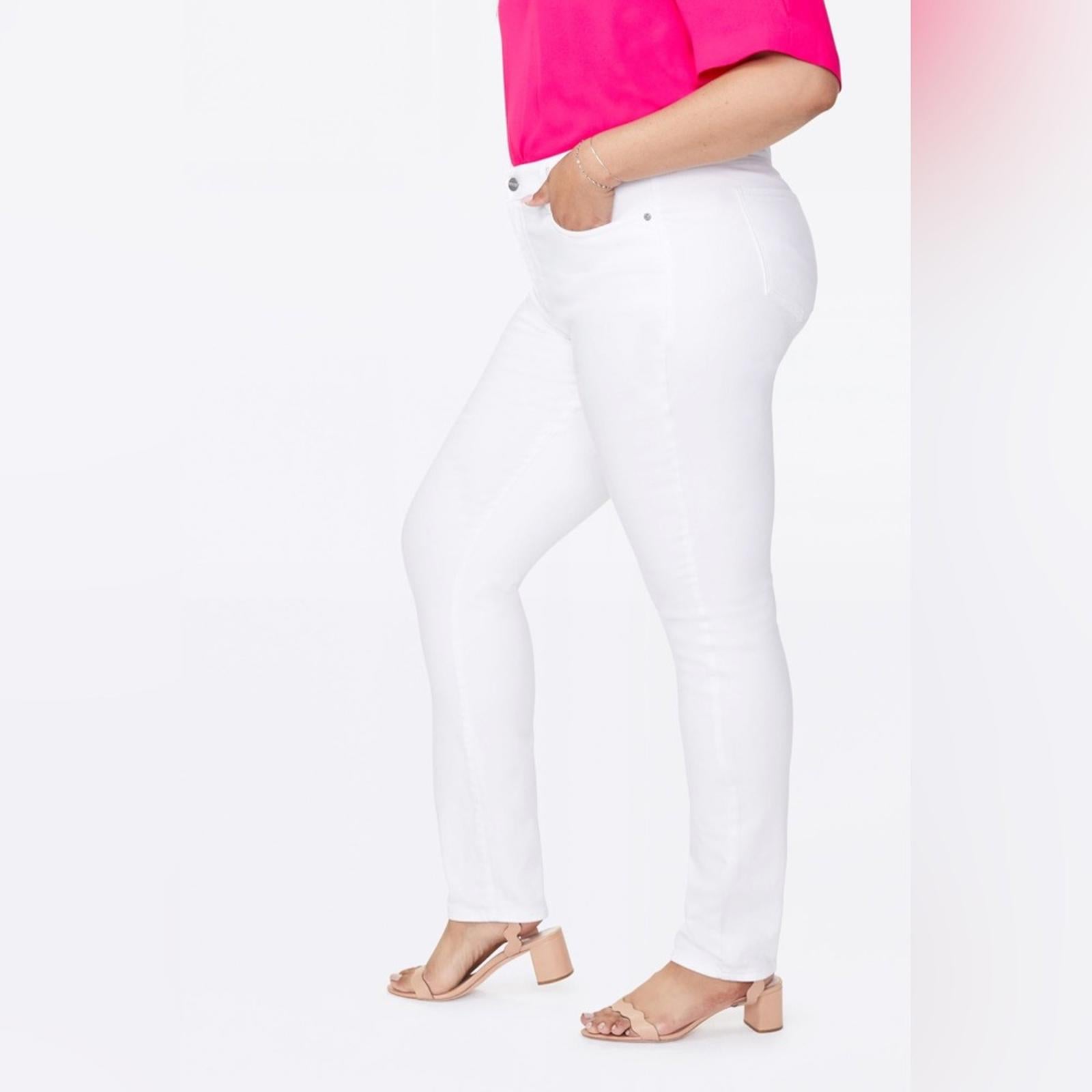 NYDJ Alina Ankle Denim Leggings in Optic White, Size 16 New w/Tag