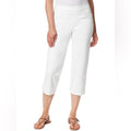 Gloria Vanderbilt Pull-On Amanda Stretch Capri Jeans in White, NWT, Size 16