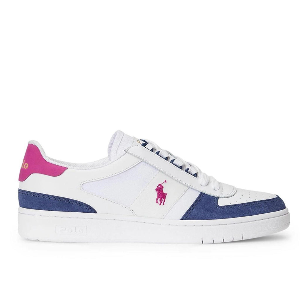 Polo Ralph Lauren Court Leather-Suede Sneakers in White Size 9, New SOLD OUT!