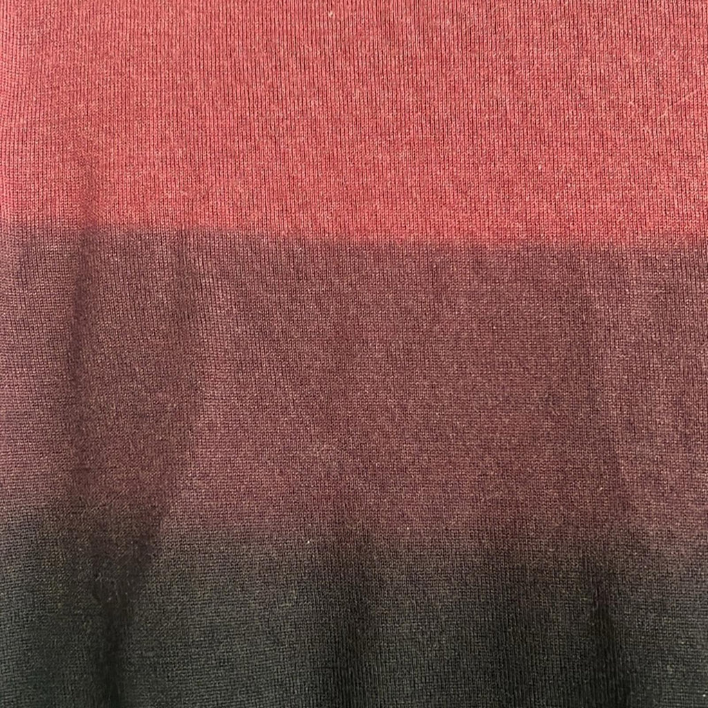 BOSS Wool & Silk Turtle Neck Sweater in Red/Black, Size S, New w/Tag
