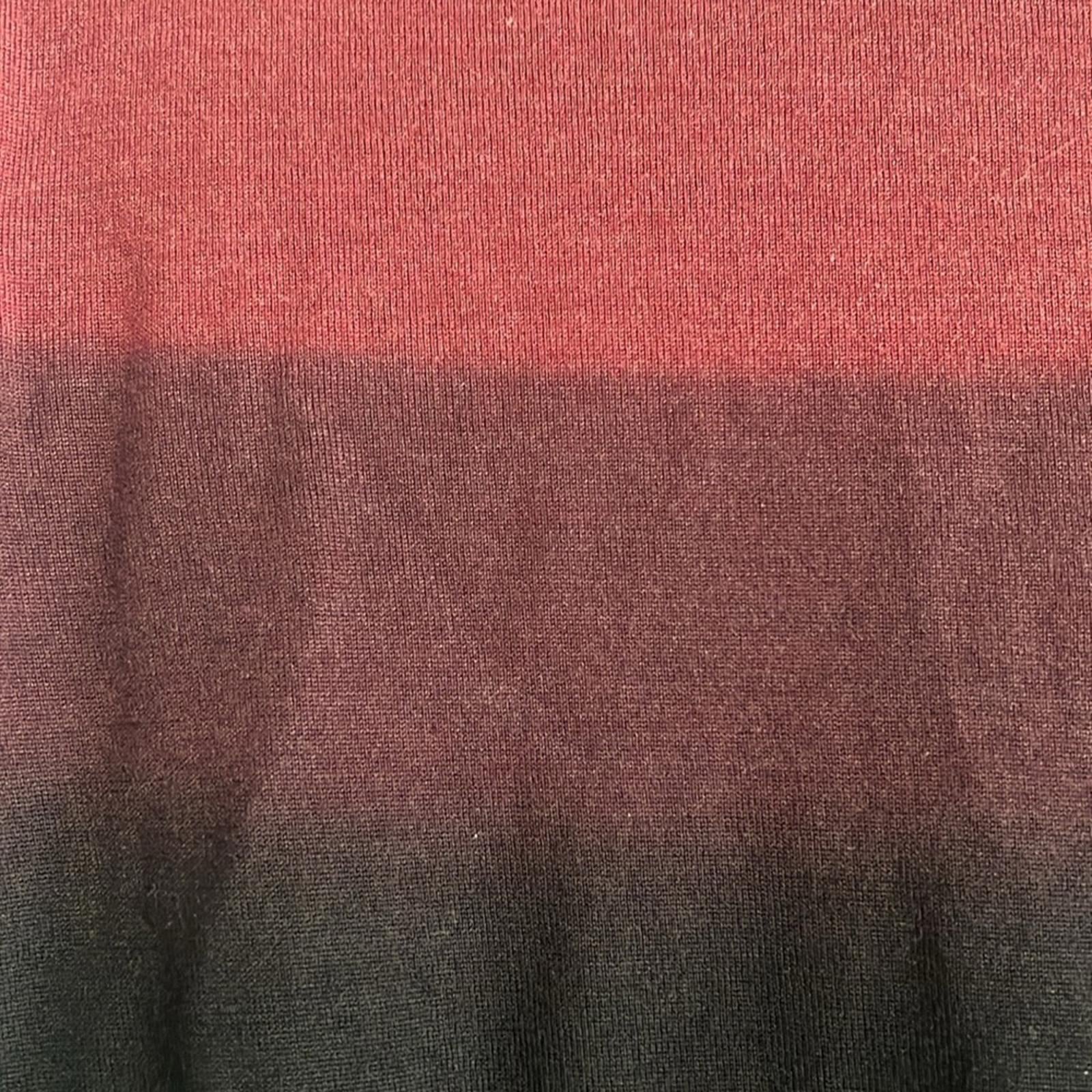 BOSS Wool & Silk Turtle Neck Sweater in Red/Black, Size S, New w/Tag