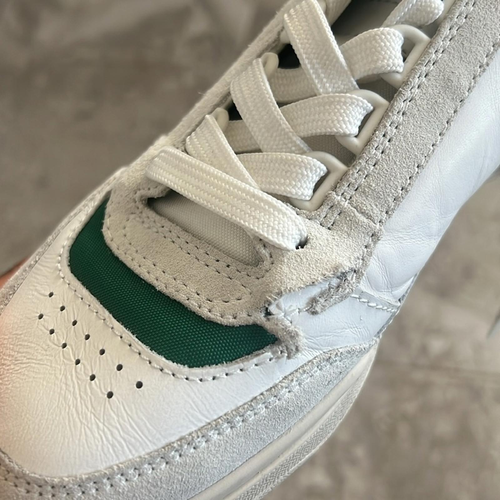 Polo Ralph Lauren Court Sport Lace-Up Sneakers in Deckwash White, Size 8 $185