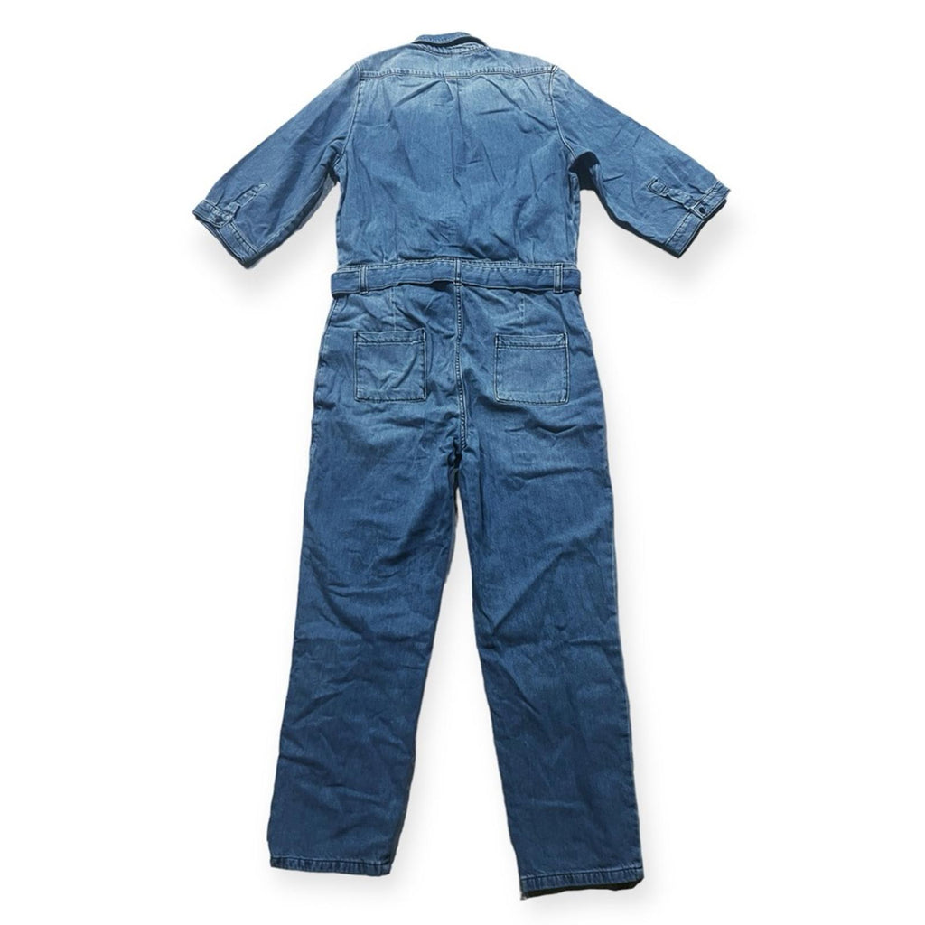 Ba&sh Combinaison Frida Denim Jumpsuit in Blue, Size L New w/Tag