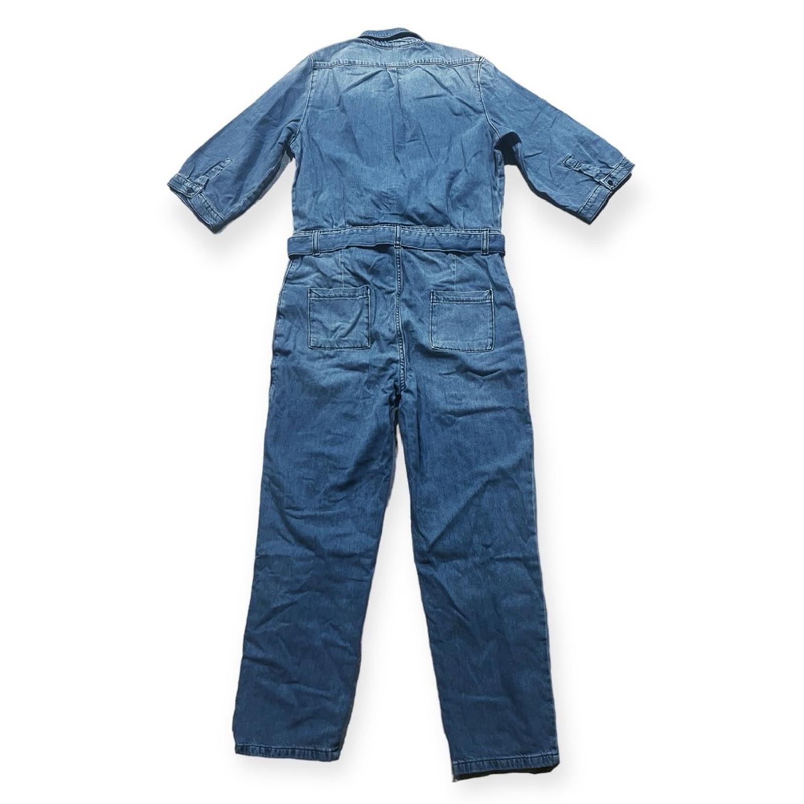 Ba&sh Combinaison Frida Denim Jumpsuit in Blue, Size L New w/Tag