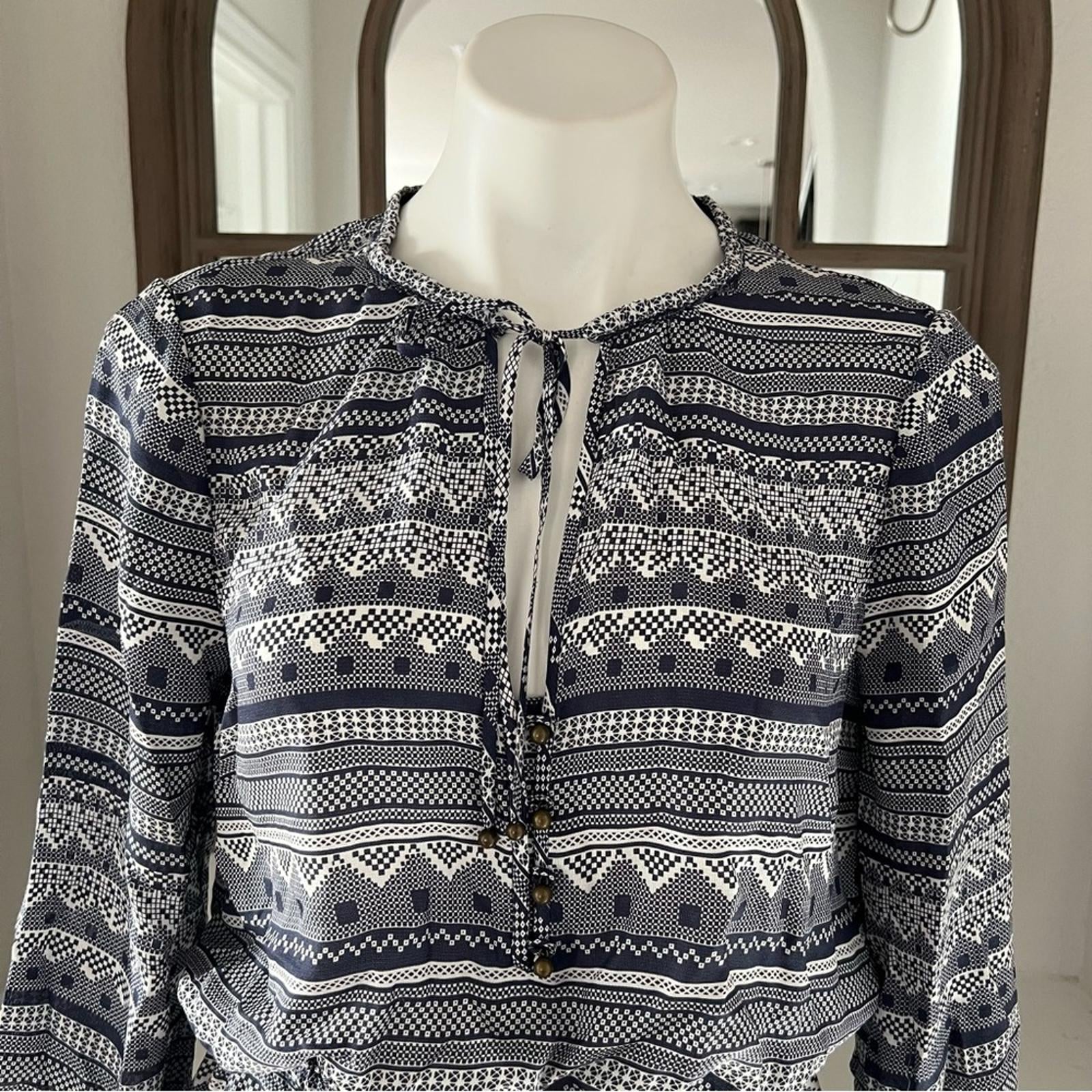 Veronica Beard Agathe Silk Multipattern Dress, Size 8 Retail $595 (Excellent)