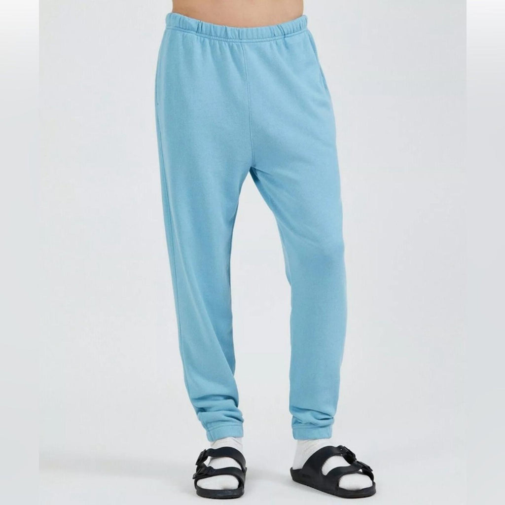 ATM Anthony Thomas Melillo French Terry Jogger Pants in Ocean Blue, Size XXL NWT
