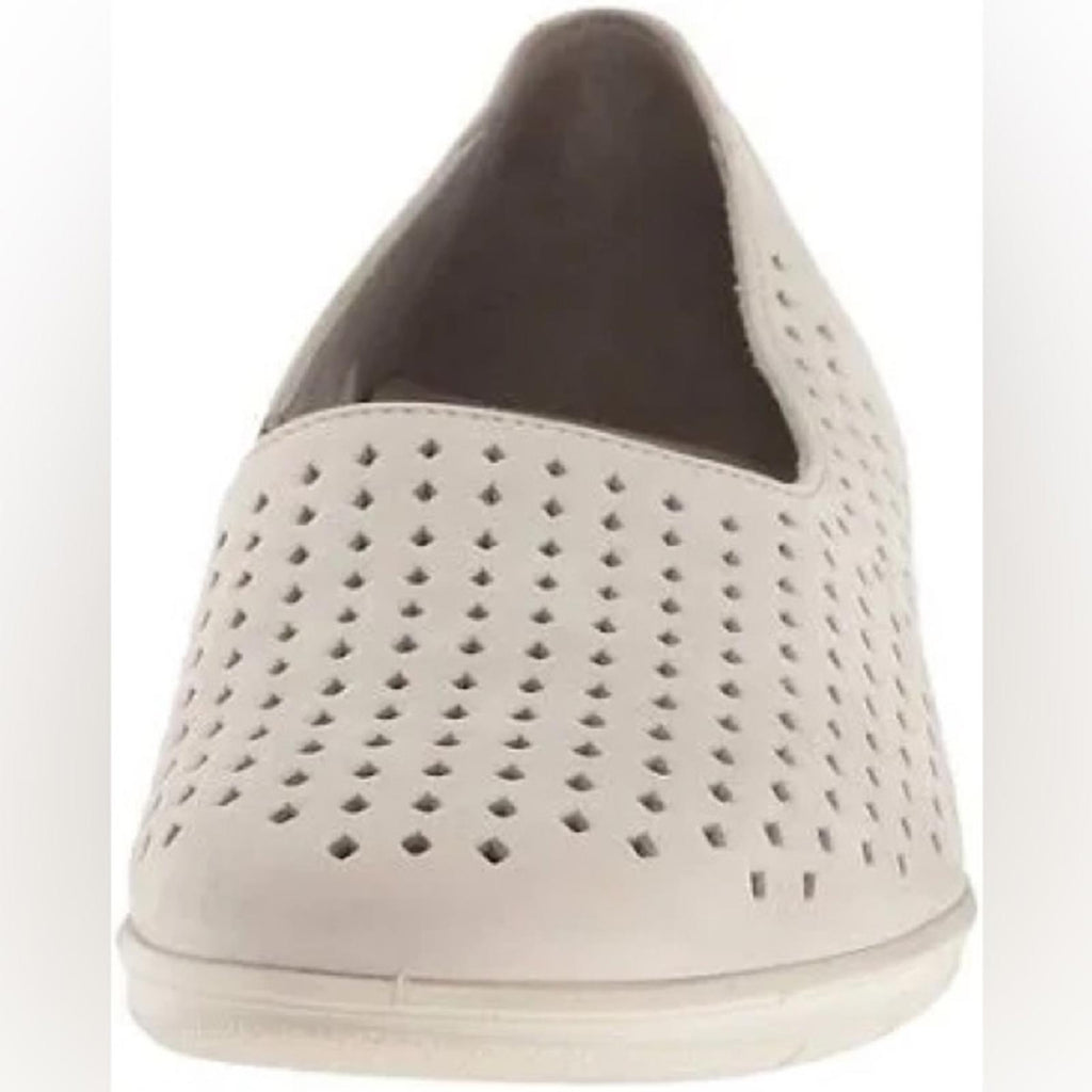 ECCO Felicia Gravel Leather Wedge Heel Shoes, Size EU 41 | US 10-10.5 New in Box