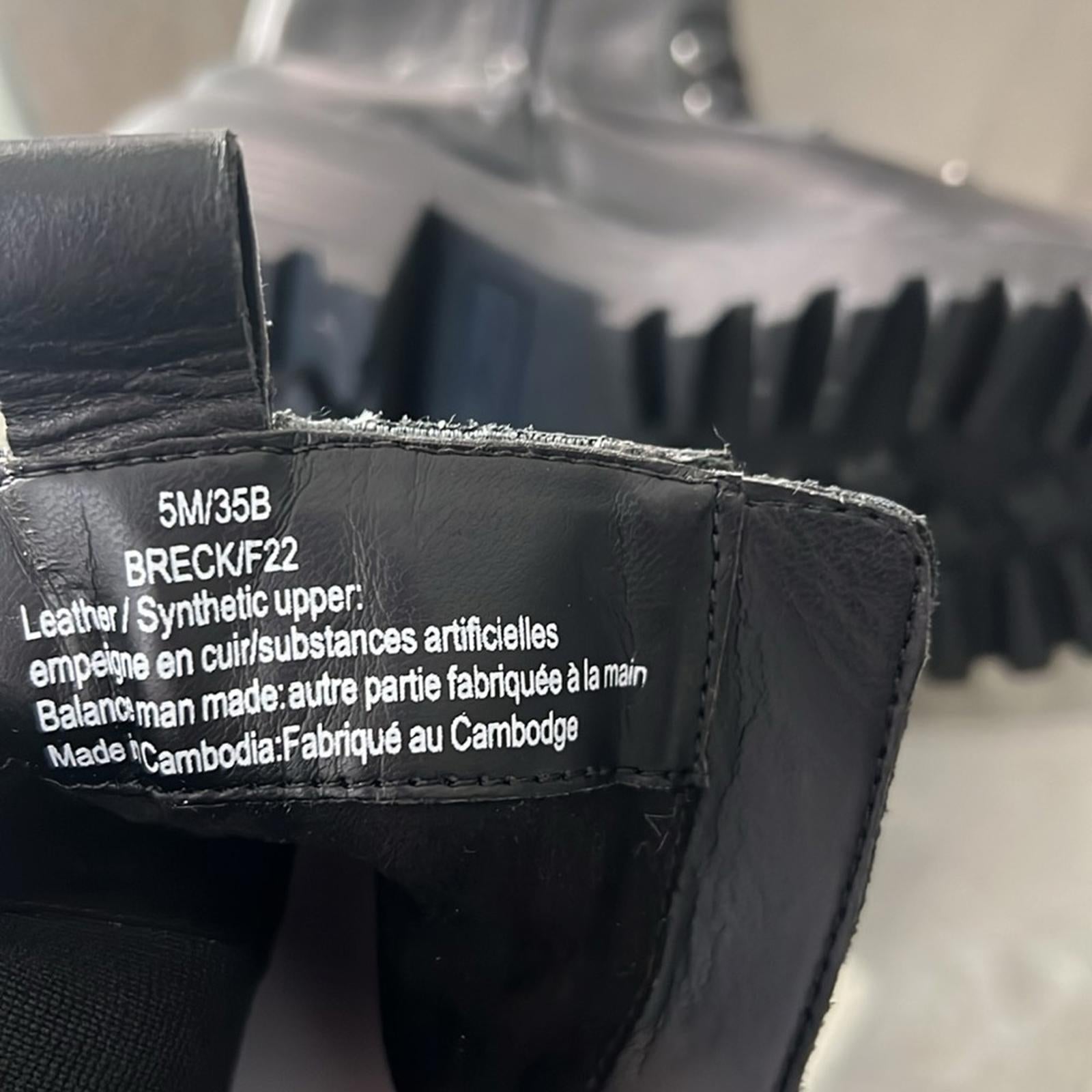 Karl Lagerfeld Breck Embellished Lug Boot, Black Size 35 | US 5 New w/o Box $229