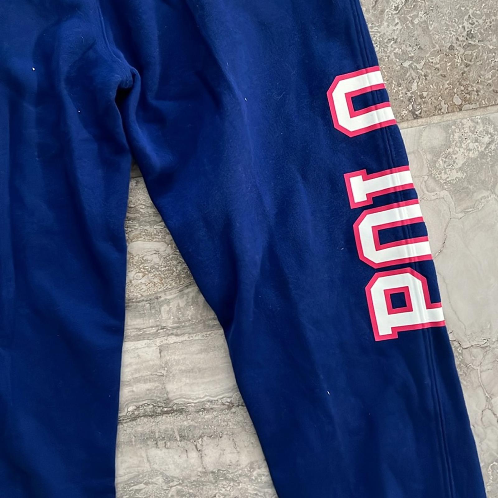 Polo Ralph Lauren Girls' Collegiate Jogger Pants, Blue Size M (8-10) New w/Tag
