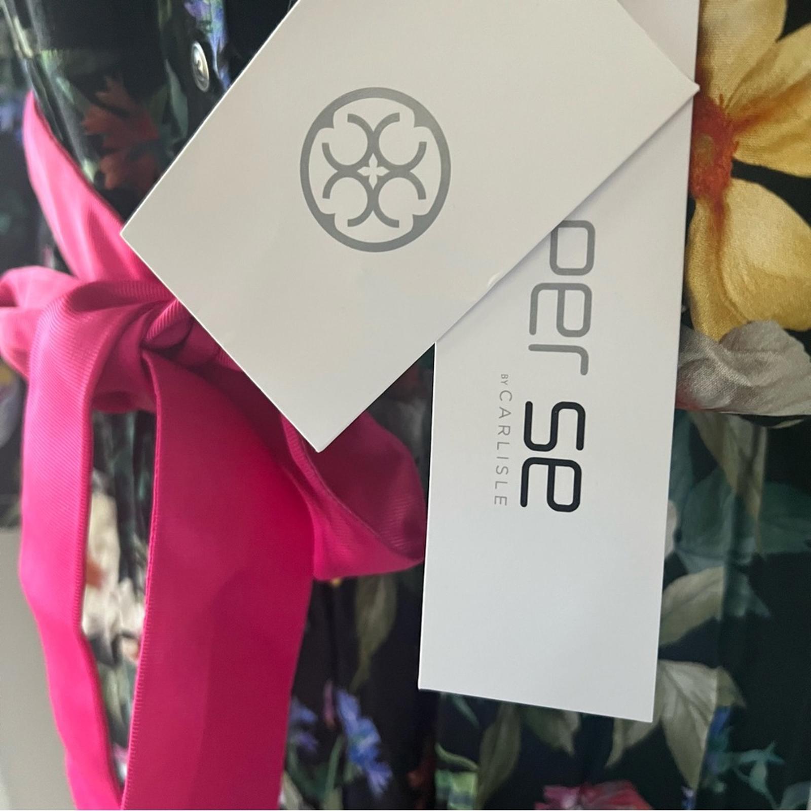 Per Se by Carlisle Botanical Midi Dress Size 10 New w/Tag Retail $598 (Sold Out)