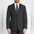 NEW Alberto Cardinali S200 Slim Fit Suit Blazer in Black, Size 40L, Retail $199
