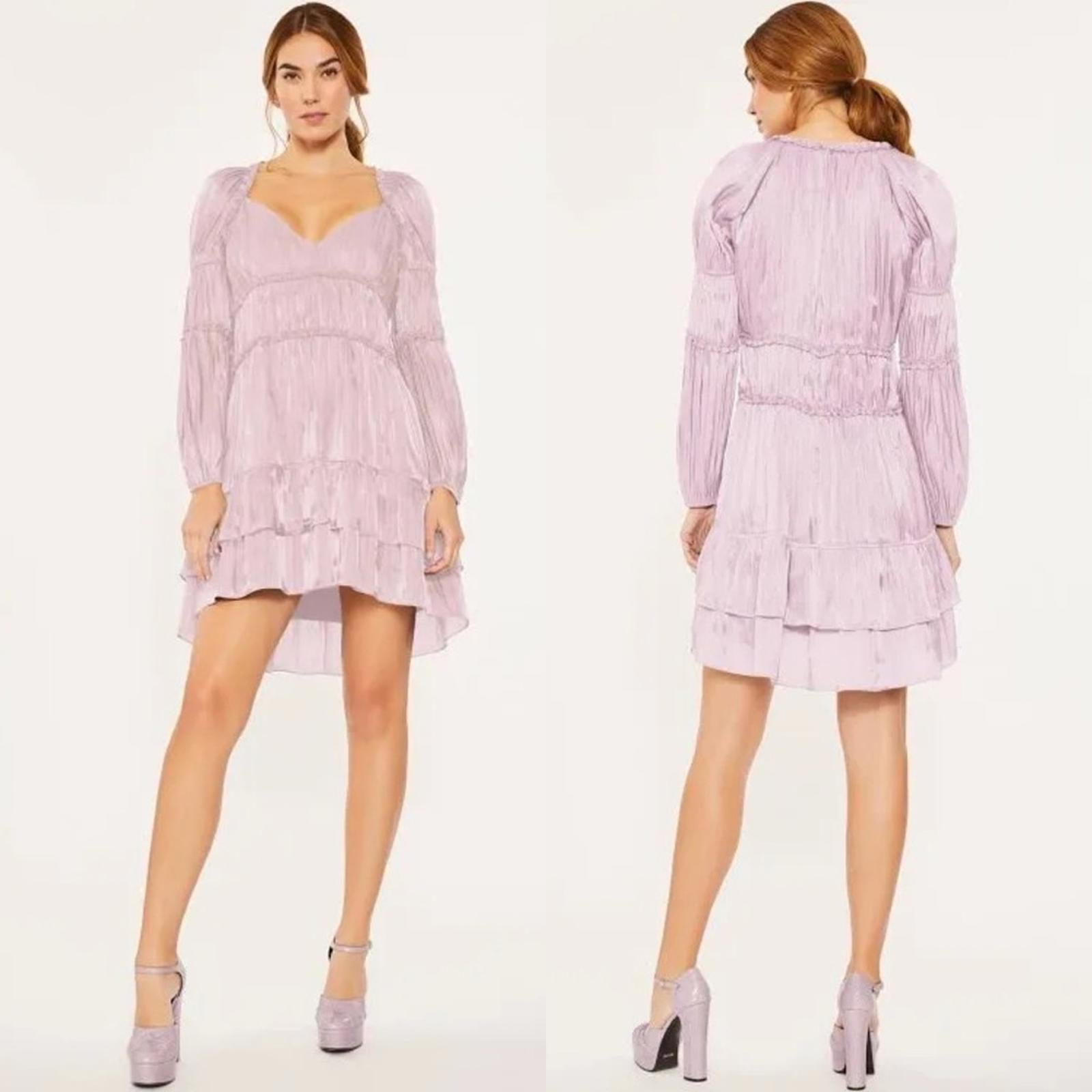 Cinq à Sept Tammy Dress in Pale Iris/Lavender, Size 12 New w/Tag