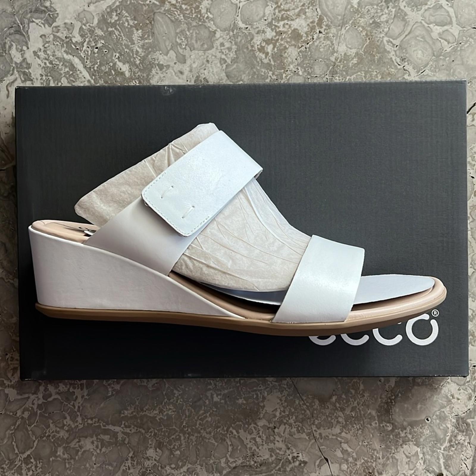 ECCO Shape 35 Wedge 2-Strap Sandals, Size EU 41 | US 10-10.5 NEW in Box $150