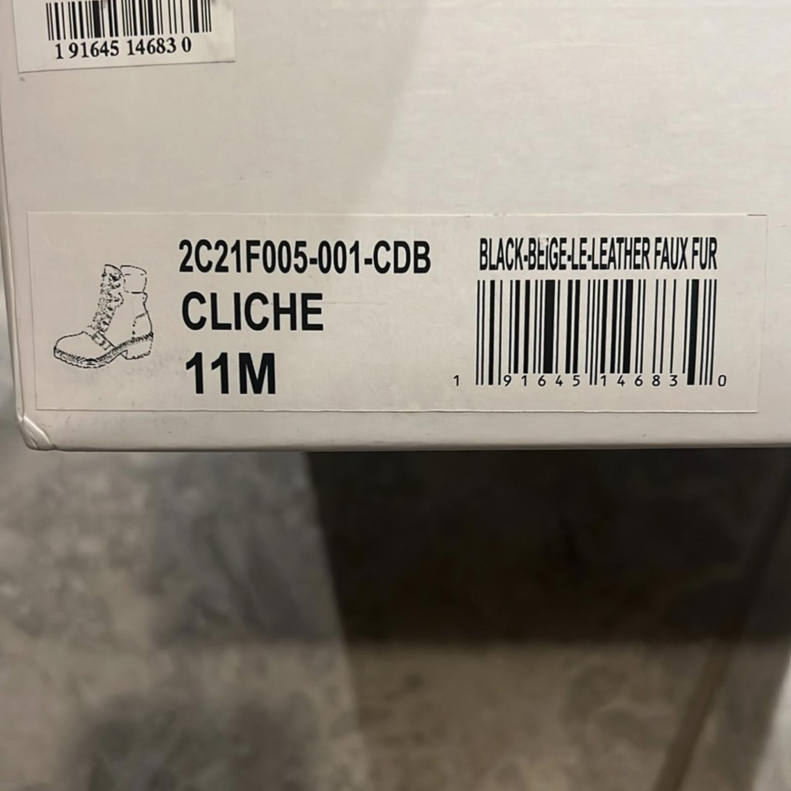 Charles David Cliche Hiking Booties in Black, Size 11 New in Box Retail $229