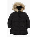 Sam Edelman Expedition Parka Jacket w/Faux Fur Trim in Black Size 14 New w/Tag