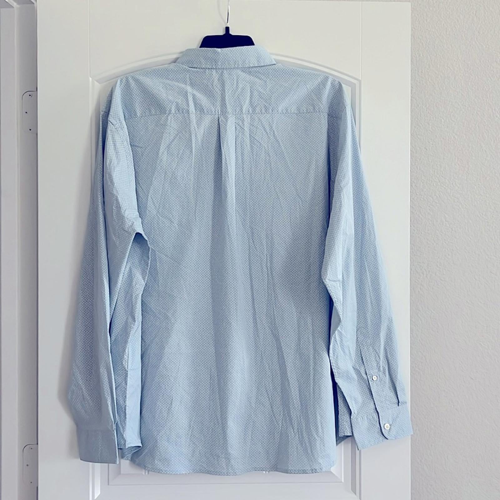 Dockers Regular Fit Long Sleeve Dots Button-Down Shirt, Size XXL New w/Tag
