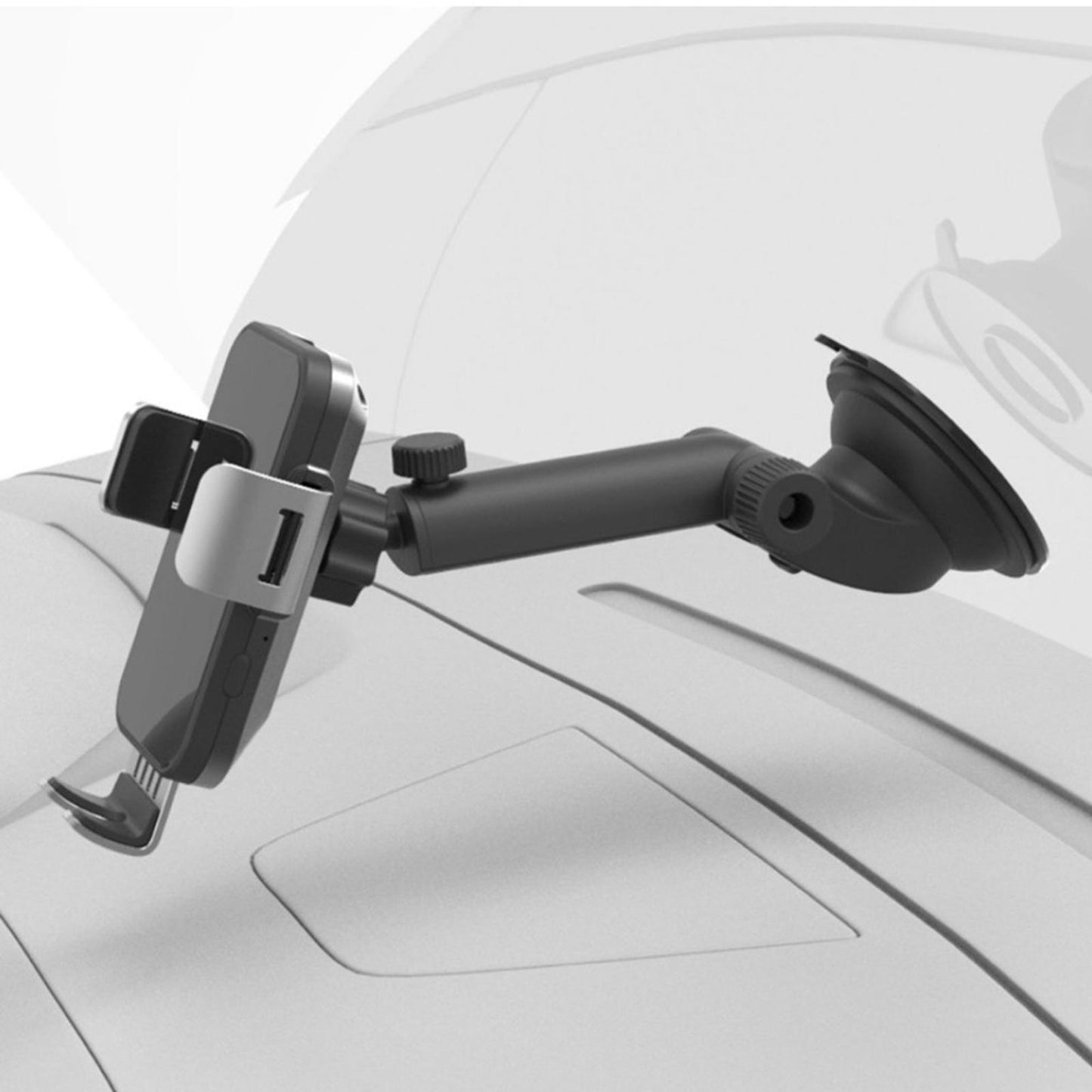 Bracketron PwrUp Qi Automatic Dash / Window / Vent Mount for Most Cell Phones