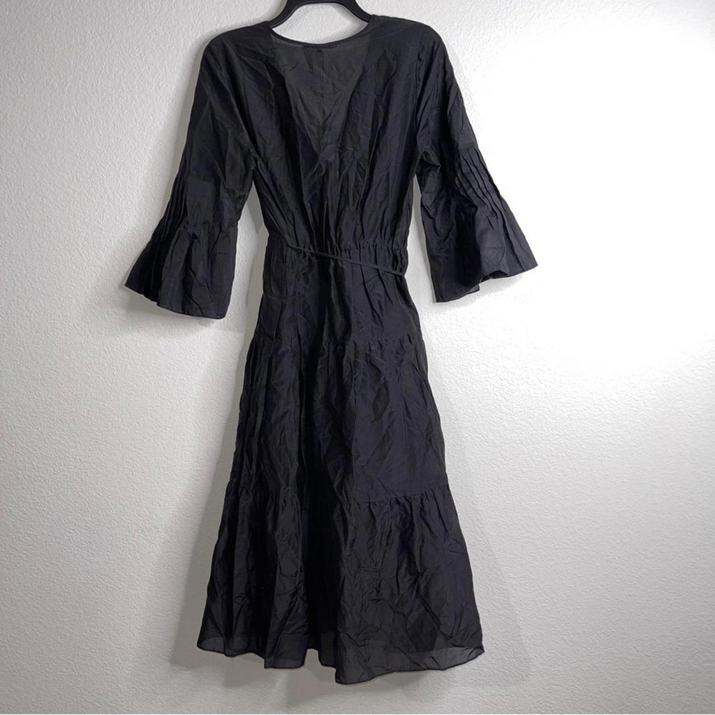 Kobi Halperin Sasha Midi Dress in Black, Size S New w/Tag $458