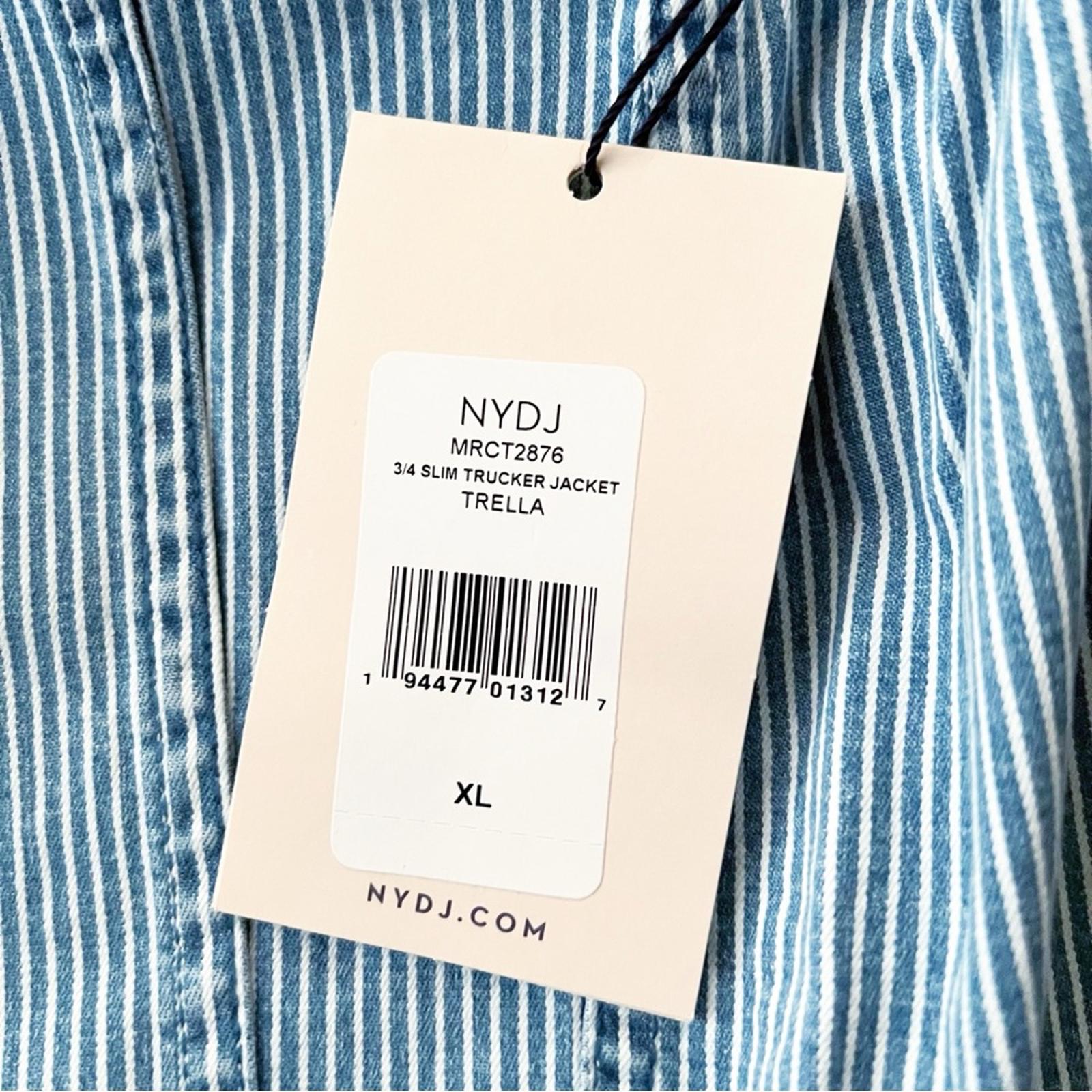 NYDJ 3/4 Slim Trucker Denim Jacket, Trella Size XL MRCT2876 New w/Tag SOLD OUT!