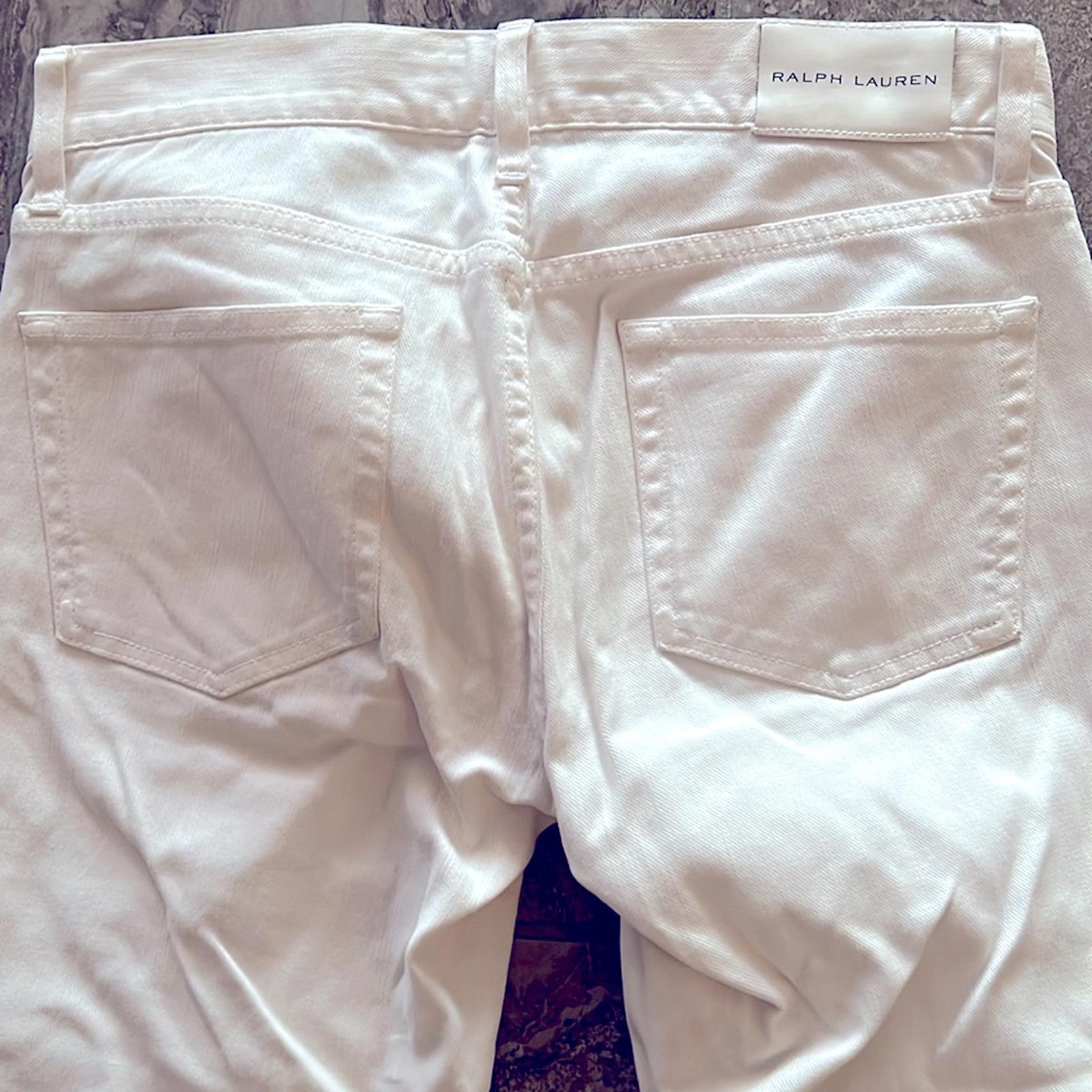 Ralph Lauren Black Label Jeans in White Retail $690