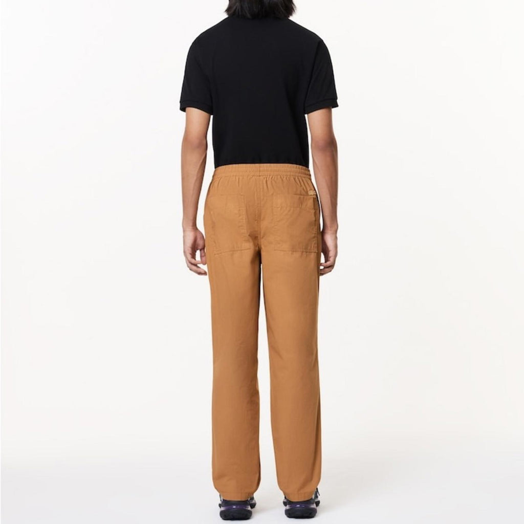 Lacoste Men’s Relaxed Fit Track Pants in Beige, NWT, Size L