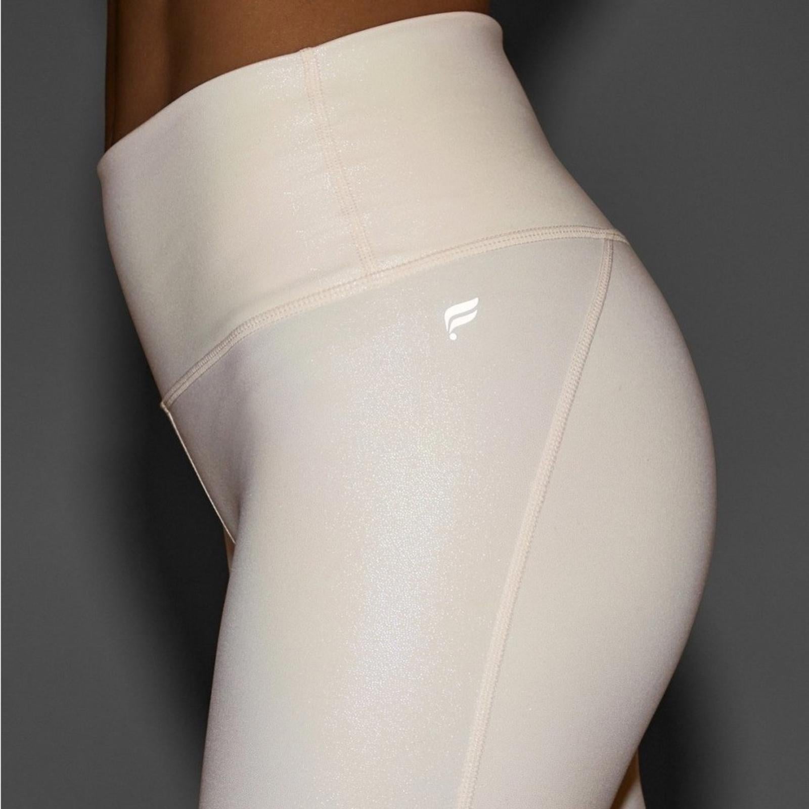 Fabletics PureLuxe High-Waisted Iridescent 7/8 Leggings, XXL (14-16) NWT $79.95