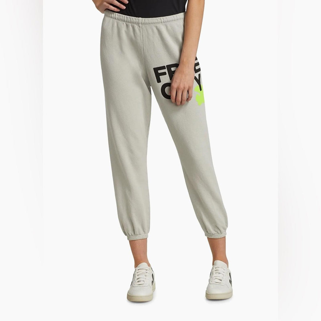 Freecity Logo Cotton Sweatpants in