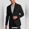 Calvin Klein Slim Fit Stretch Textured Sport Coat in Black, Size 41L NWT $295