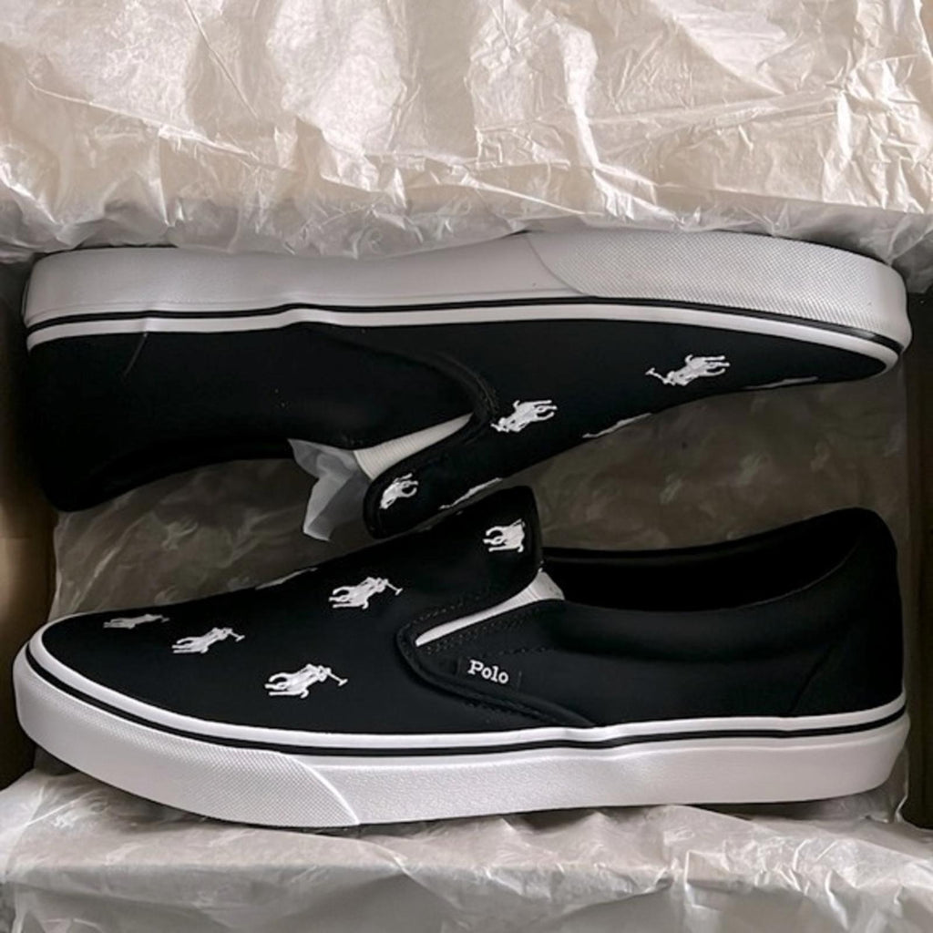 Polo Ralph Lauren Kaeton Allover Pony Slip-On Sneakers, US13 EU46 New in Box