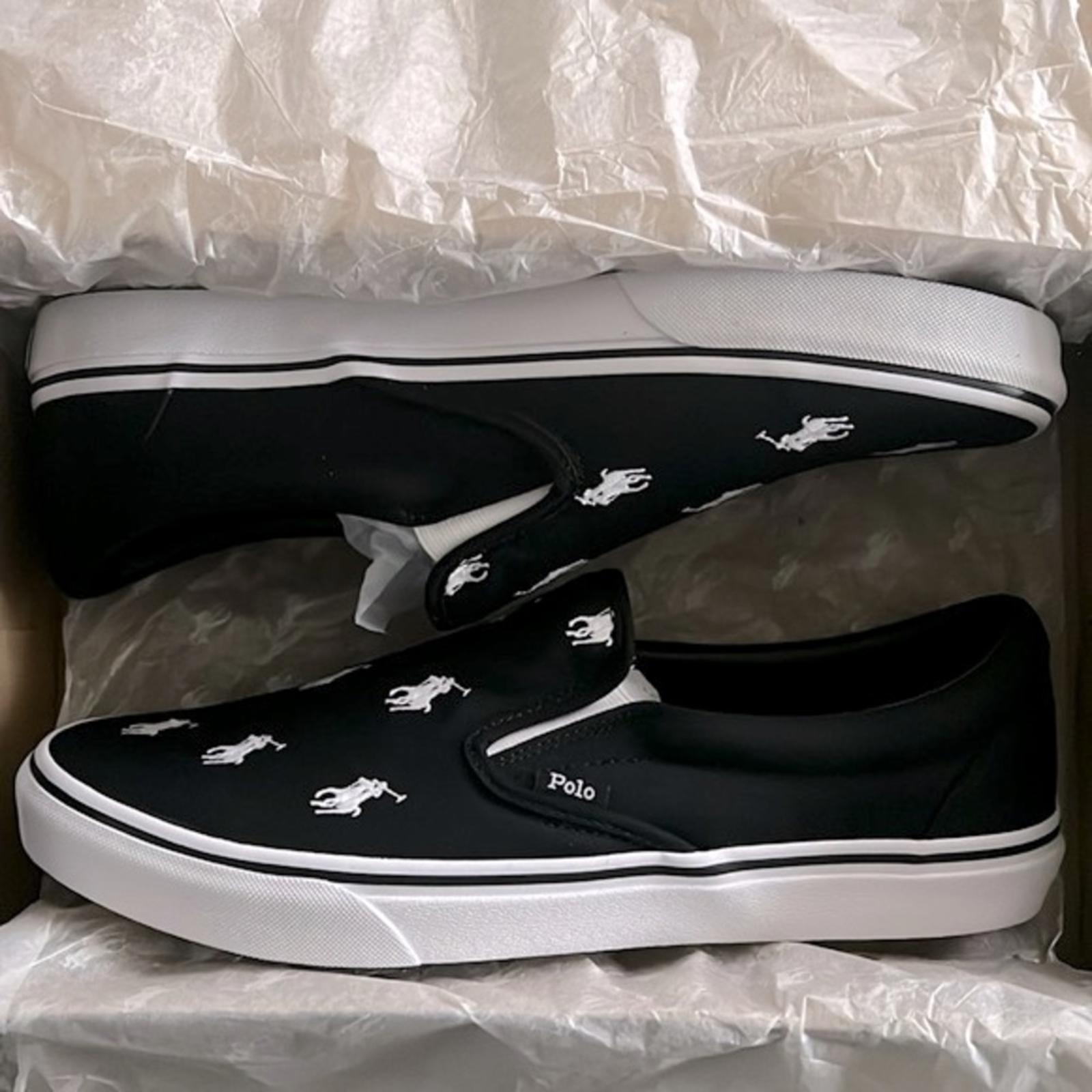 Polo Ralph Lauren Kaeton Allover Pony Slip-On Sneakers, US13 EU46 New in Box