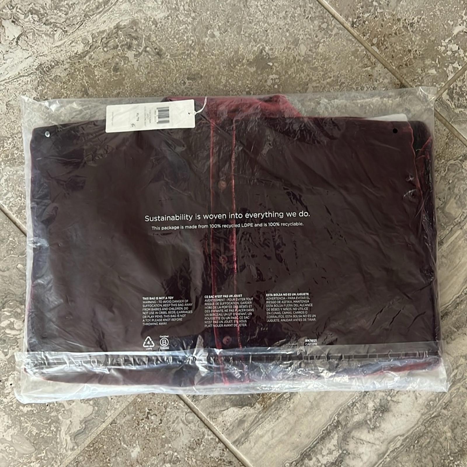 NWT Eileen Fisher Classic Collar Velvet Shirt, Size XL New w/Tag Retail $