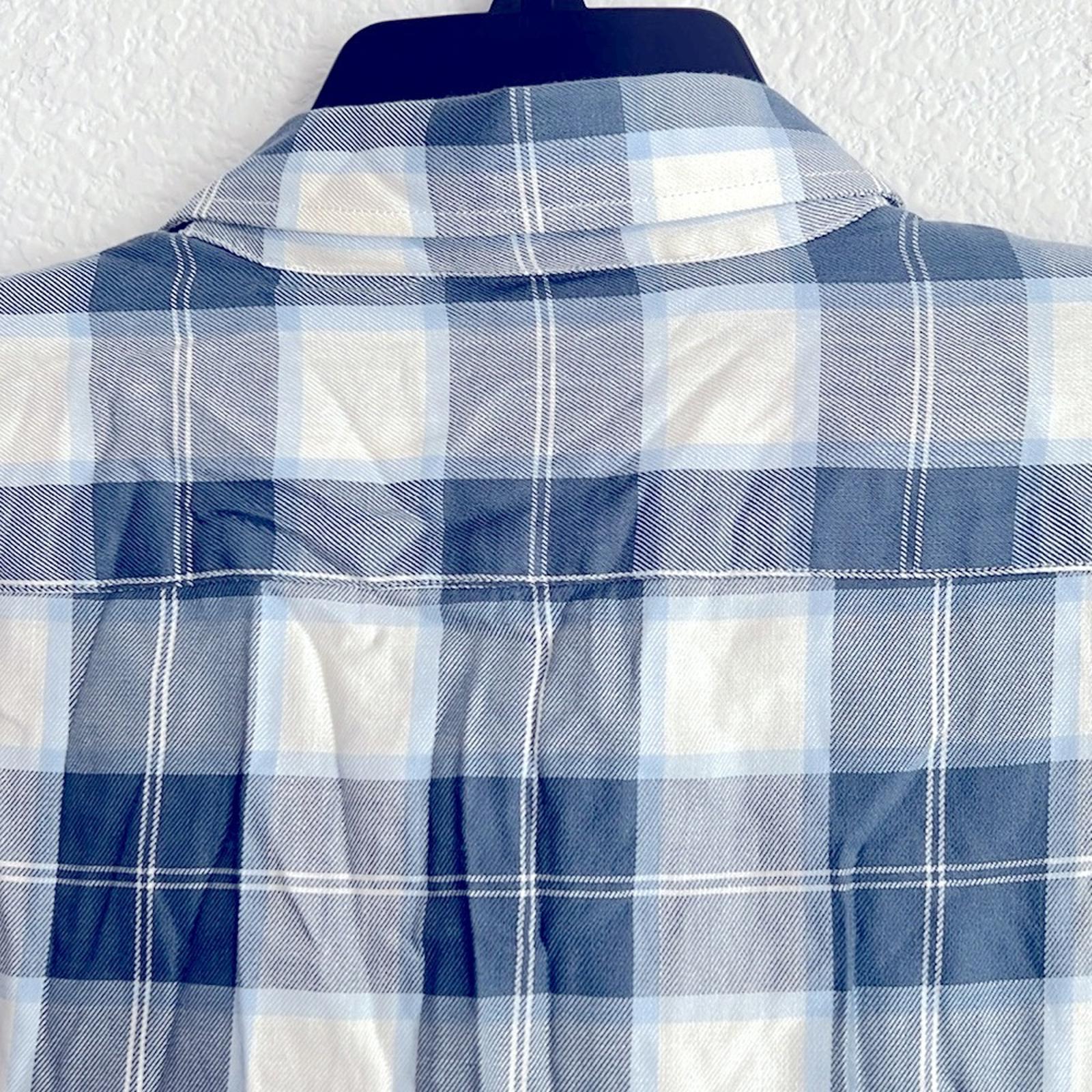 Vince Alps Plaid Long Sleeve Button Front Shirt, Size M NEW w/Tag $225