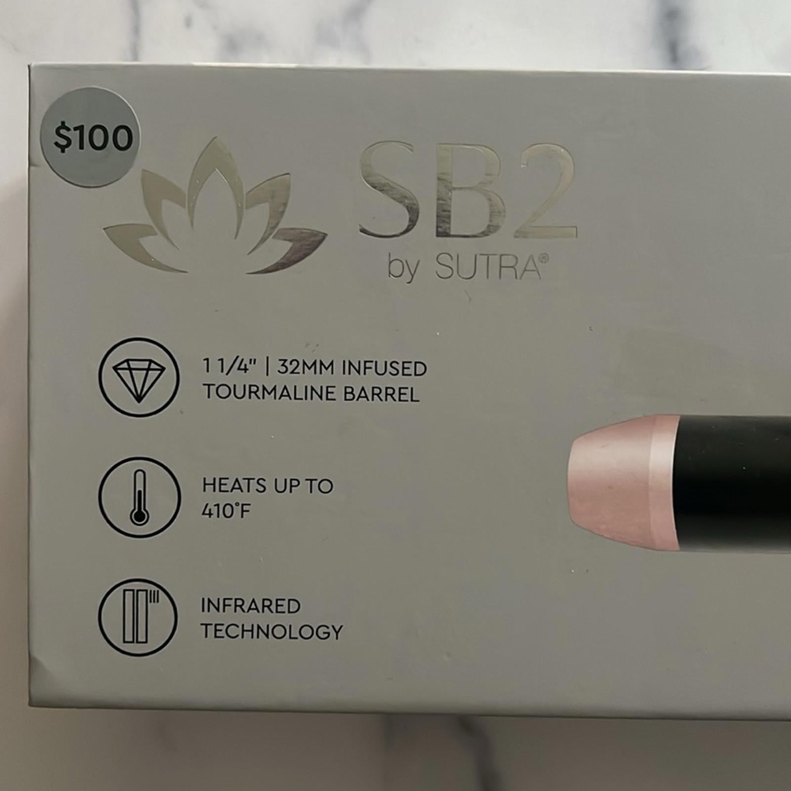 SB2 by Sutra 1 1/4" | 32MM Clipless Curling Iron in Pink and Black, NEW