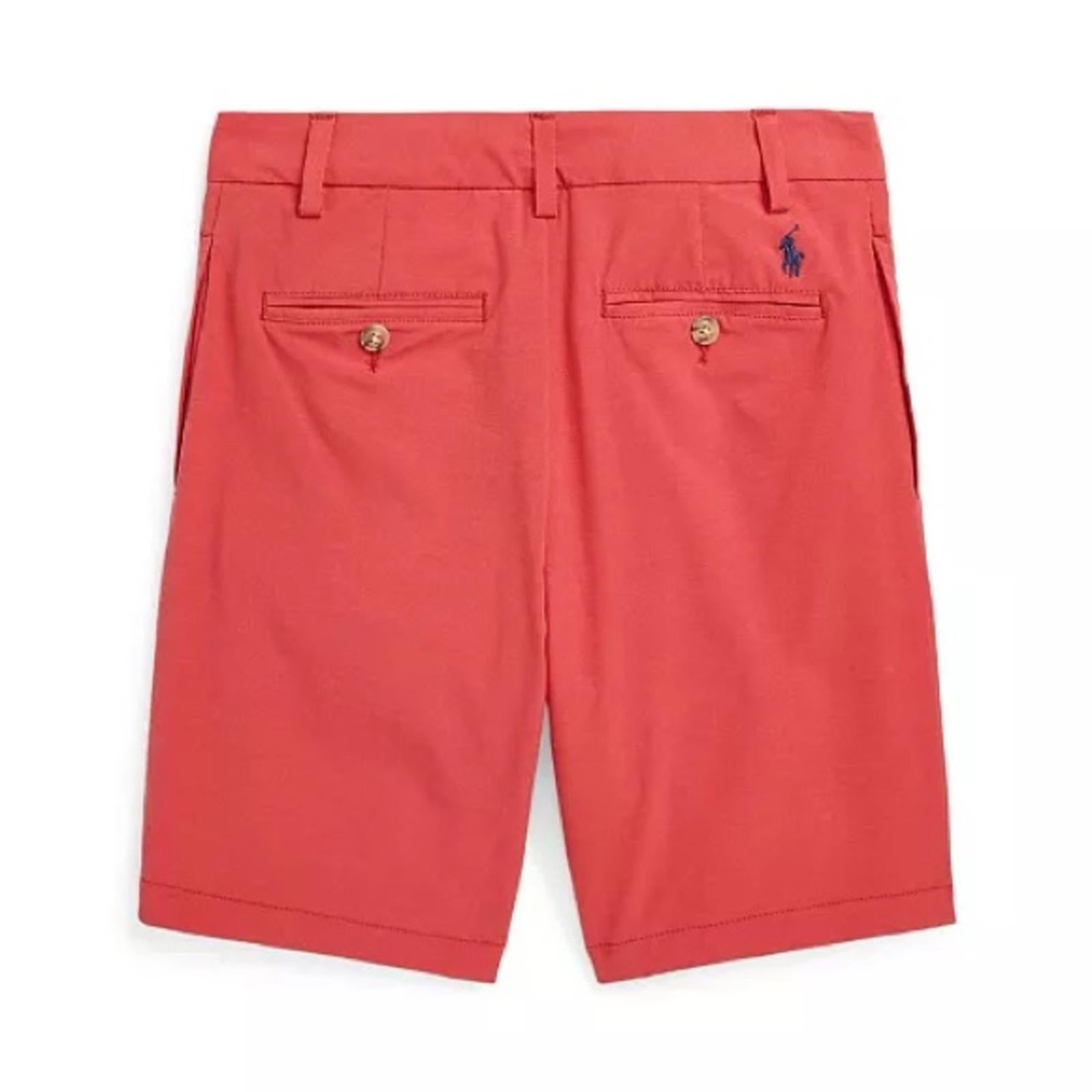Polo Ralph Lauren Big Boys Stretch Shorts in Nantucket Red, Size 18, NWT