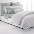 Lauren Ralph Lauren Spencer Sateen Border White Sage King Duvet Cover, NWT $420