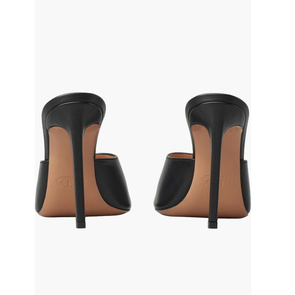 LITA by Ciara Black Solid Square Toe Slide Sandals, L1028-11 Size 42 New in Box