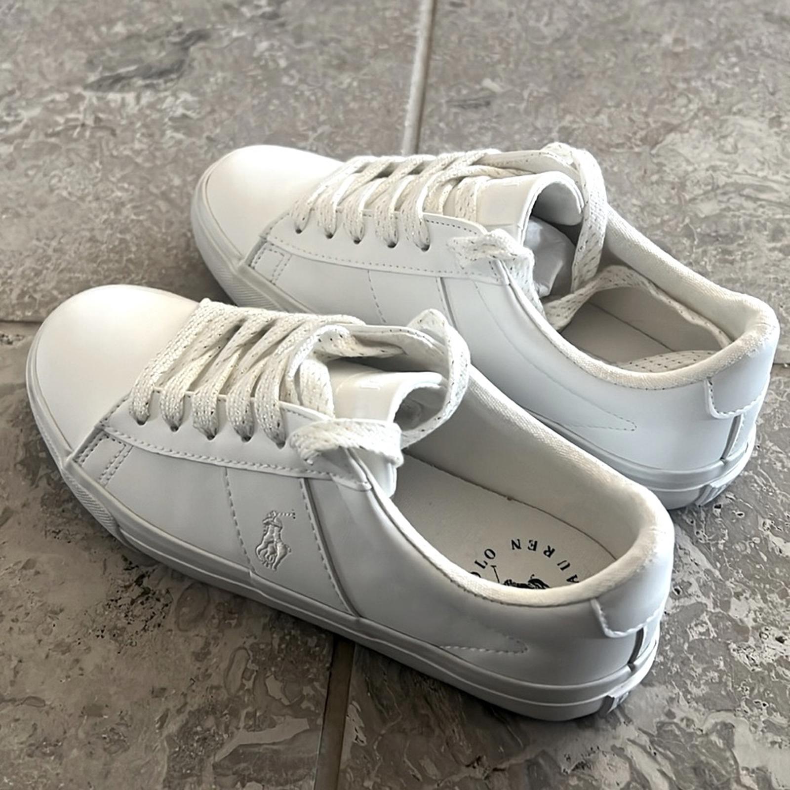 Polo Ralph Lauren Kids Sayer Sneakers, Little Kid Size 2 NEW in Box