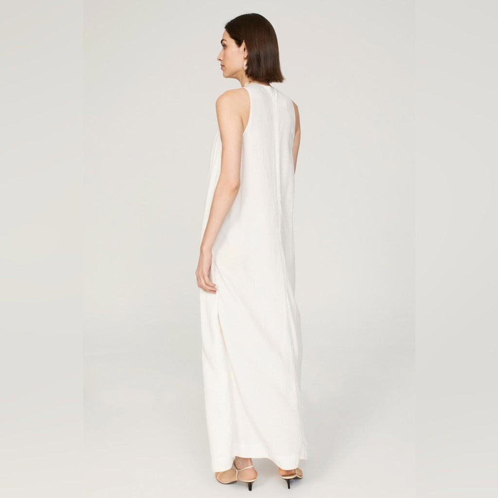 Rosetta Getty Cape Mini Dress in White, Size 8, Retail $425