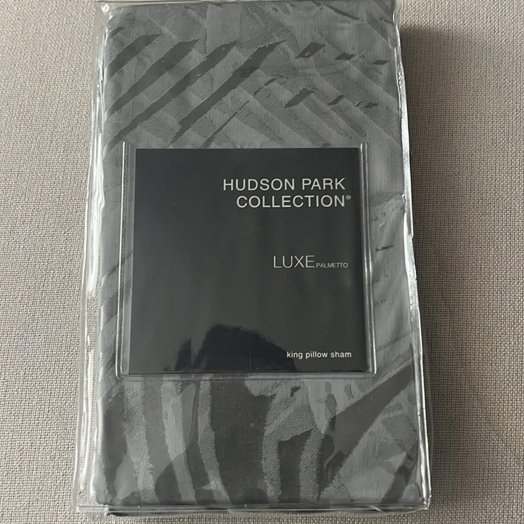 Hudson Park Collection Palmetto Cotton Silk King Sham, New w/Tag Retail $225
